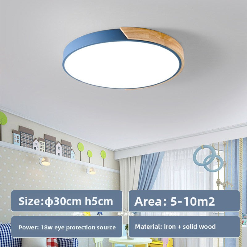 Nordic Smart LED Ceiling Light with Remote Control – Dimmable & Eye-Friendly