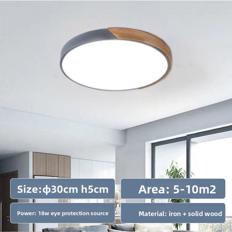 Nordic Smart LED Ceiling Light with Remote Control – Dimmable & Eye-Friendly