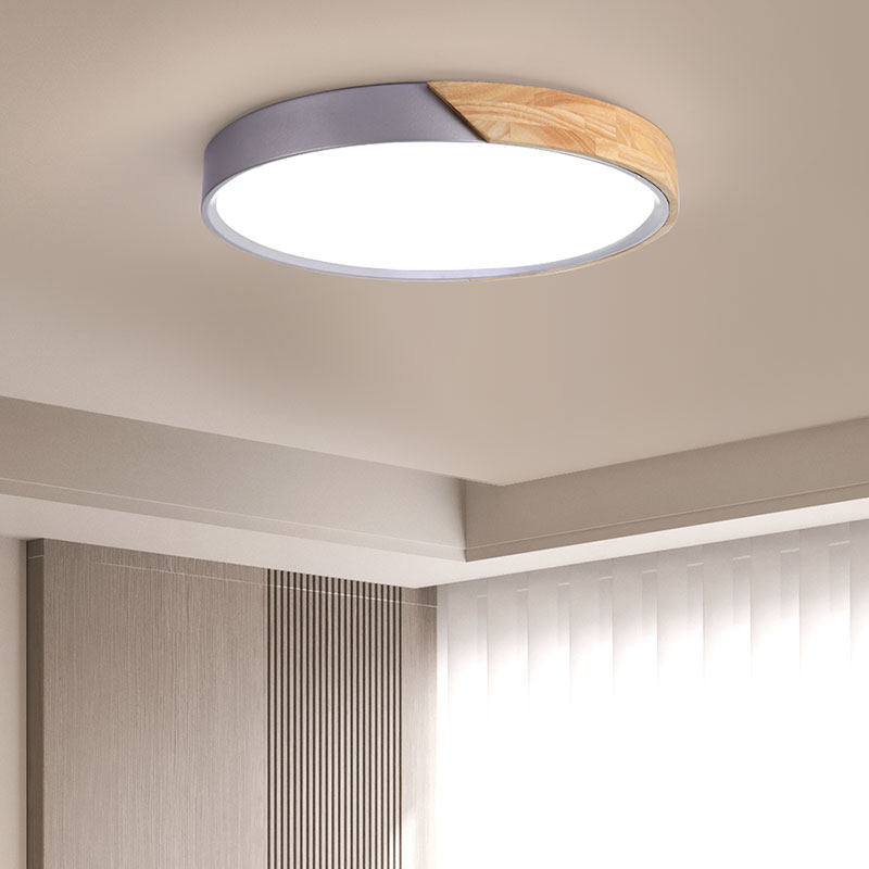 Nordic Smart LED Ceiling Light with Remote Control – Dimmable & Eye-Friendly