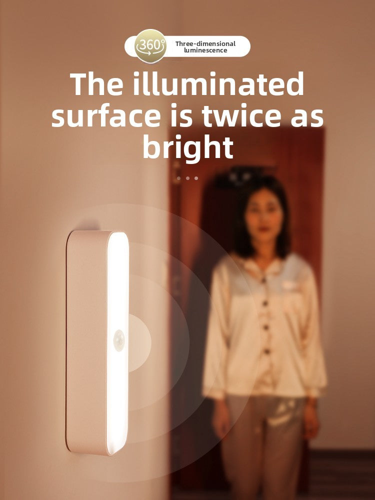 Rechargeable Motion Sensor Night Light – Smart LED with Auto On/Off & USB-C Charging