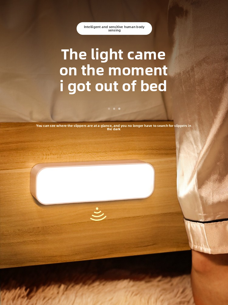 Rechargeable Motion Sensor Night Light – Smart LED with Auto On/Off & USB-C Charging