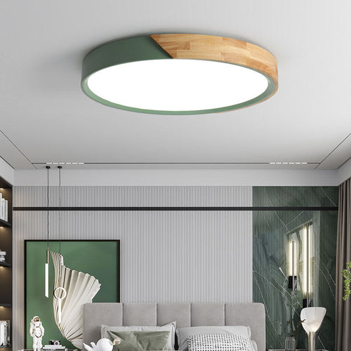 Nordic Smart LED Ceiling Light with Remote Control – Dimmable & Eye-Friendly