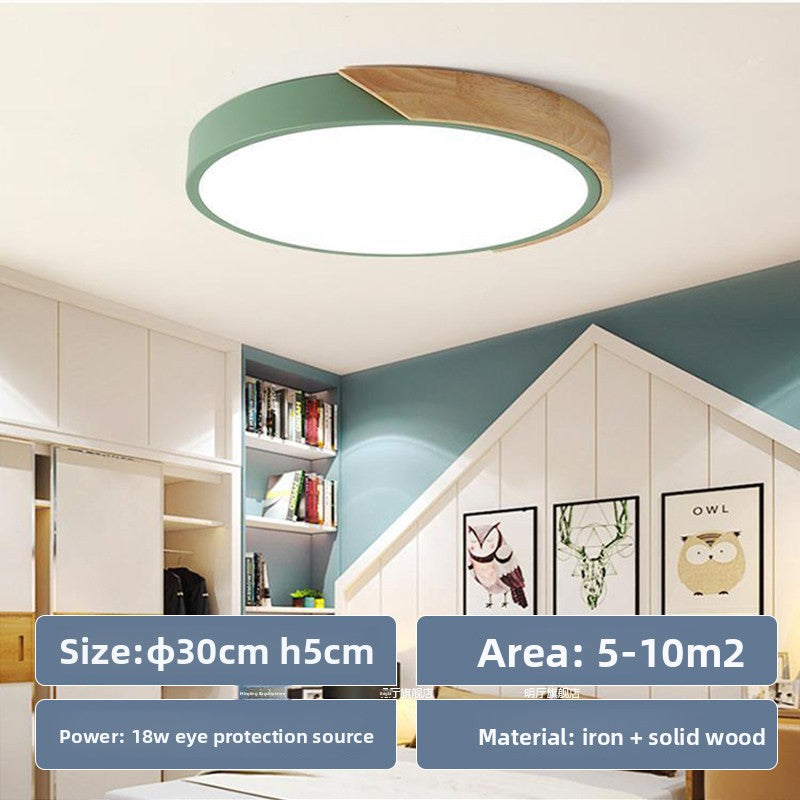 Nordic Smart LED Ceiling Light with Remote Control – Dimmable & Eye-Friendly