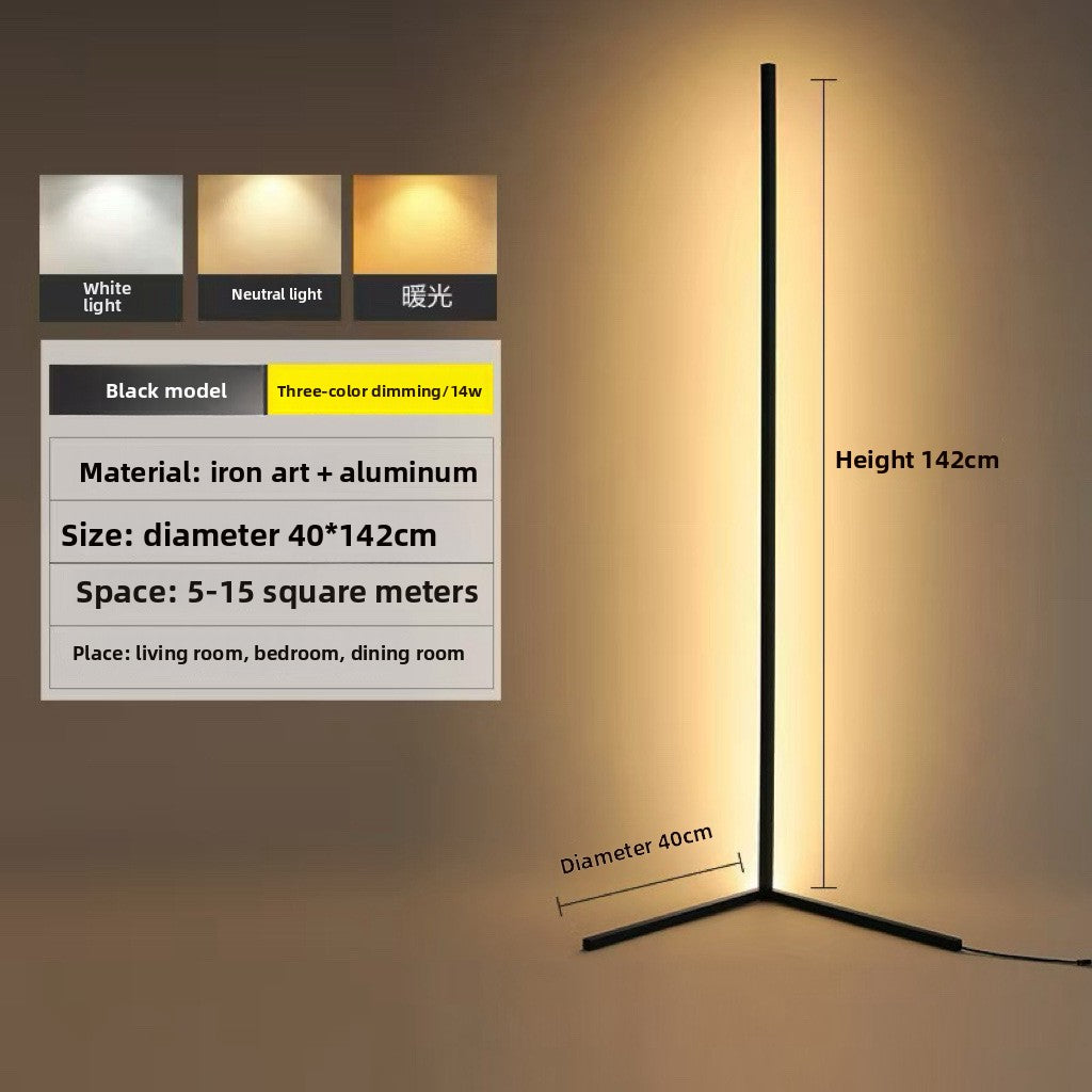 RGBIC Floor Corner Ambient Light – 16 Million Colors, Bluetooth App & Remote Control