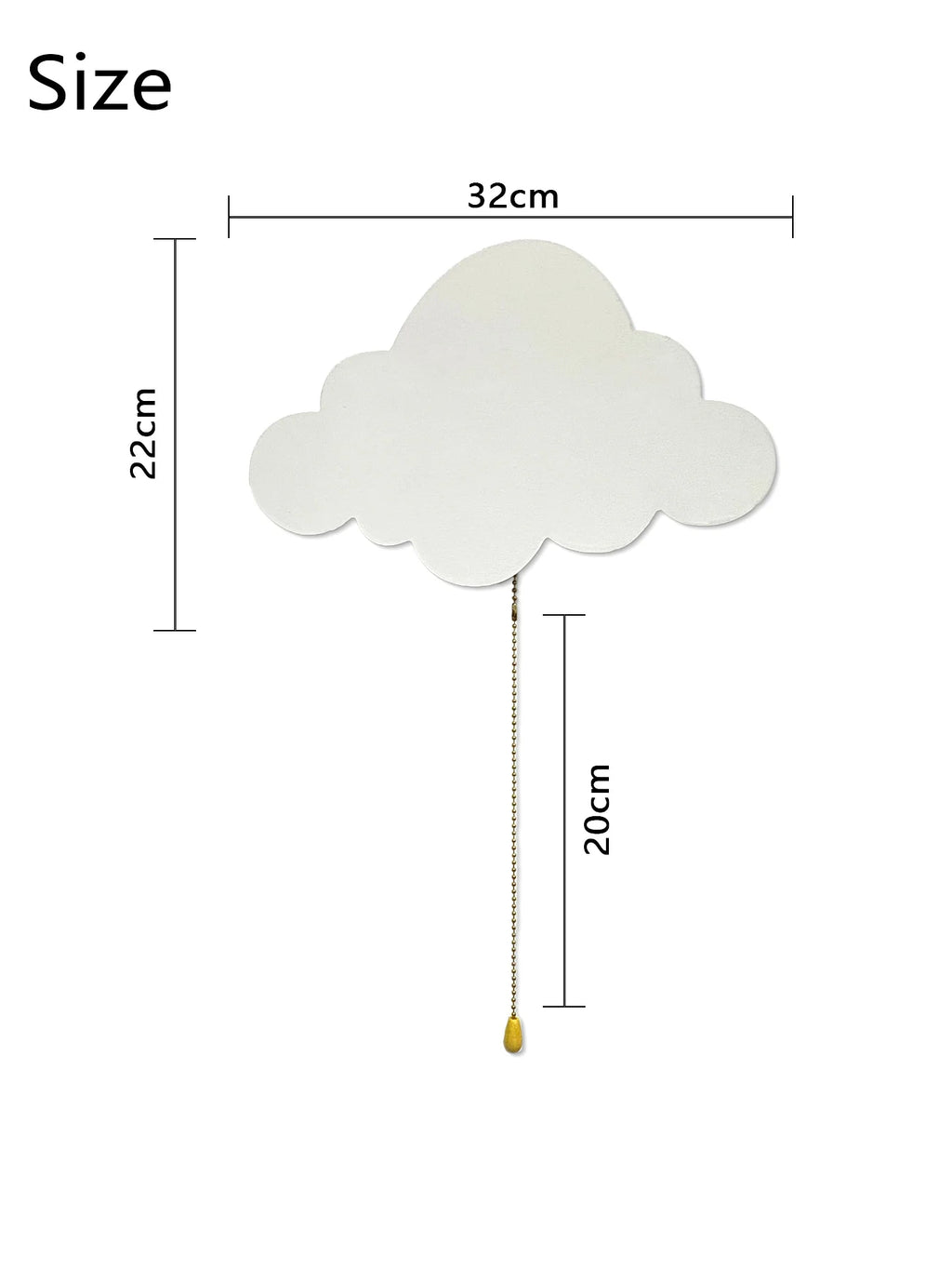 Floating Cloud Wall Night Light – Whimsical LED Lamp for Nursery & Kids' Rooms
