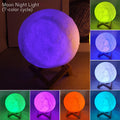 3D Moon Night Light – LED Glow Lamp for Bedroom Décor & Gifting