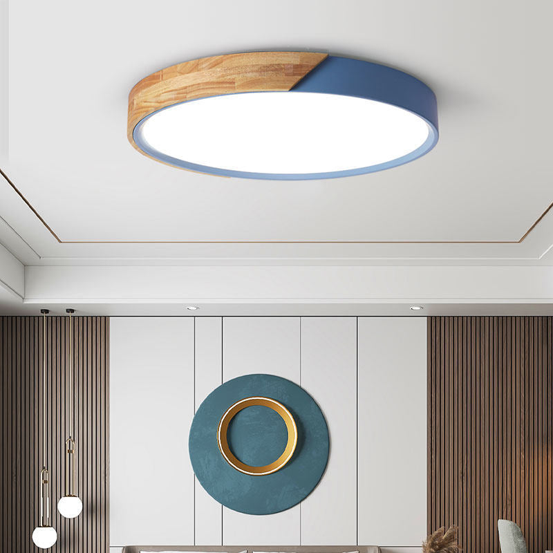 Nordic Smart LED Ceiling Light with Remote Control – Dimmable & Eye-Friendly