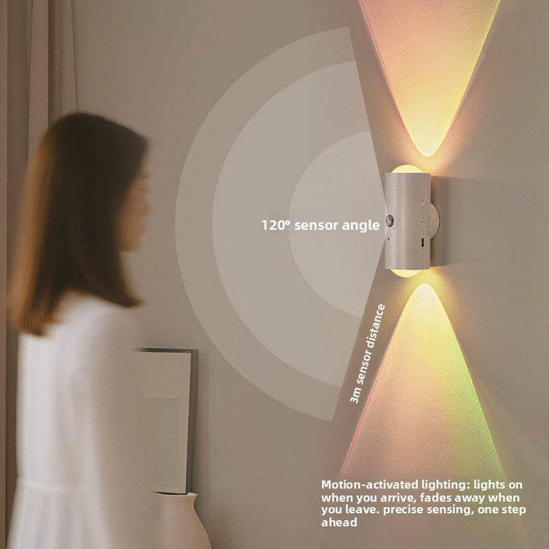 Cat-Eye Smart Night Light – Motion Sensor, 16-Color Dimming & Magnetic Charging